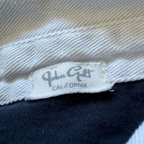 John Galt San Francesco Navy Blue Polo Shirt Women’s Size Small Preppy Style - Picture 5 of 7